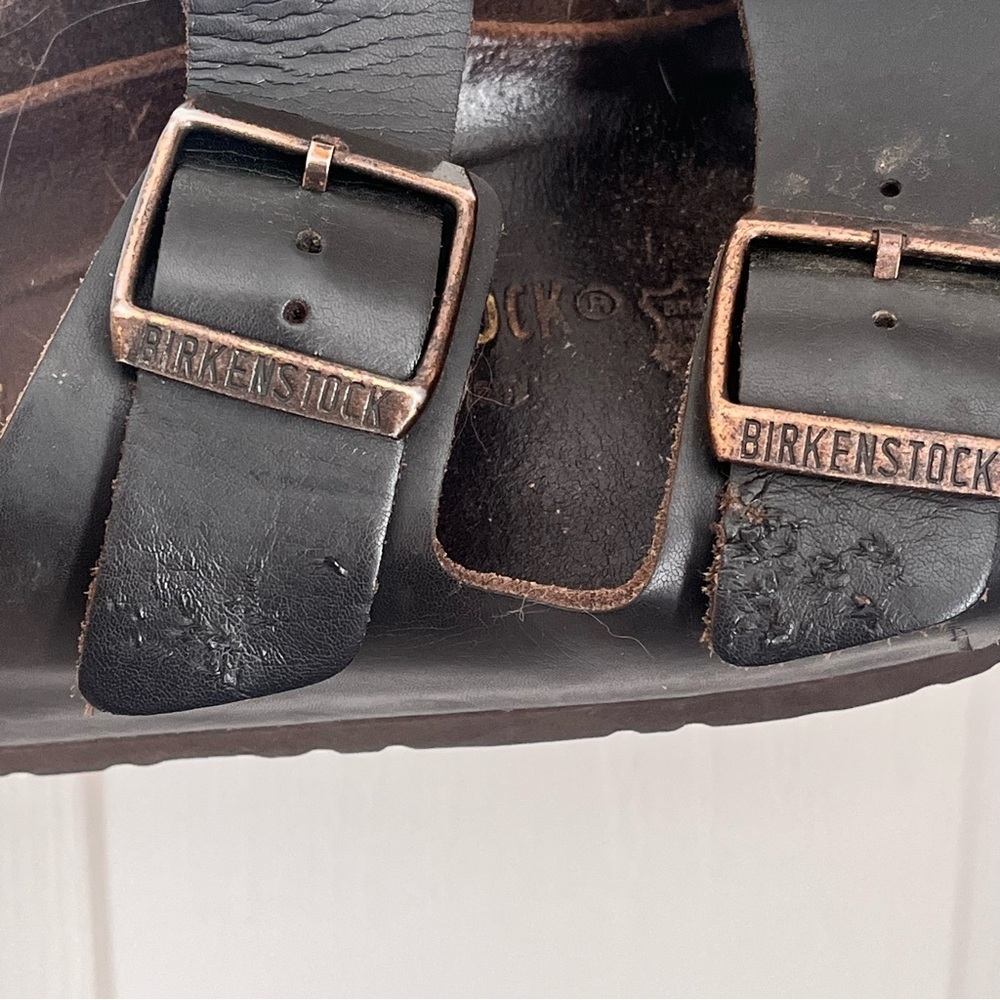Birkenstock Arizona Oiled Leather Sandals Habana Size 7 / 38 Boho Granola Girl - Picture 11 of 11